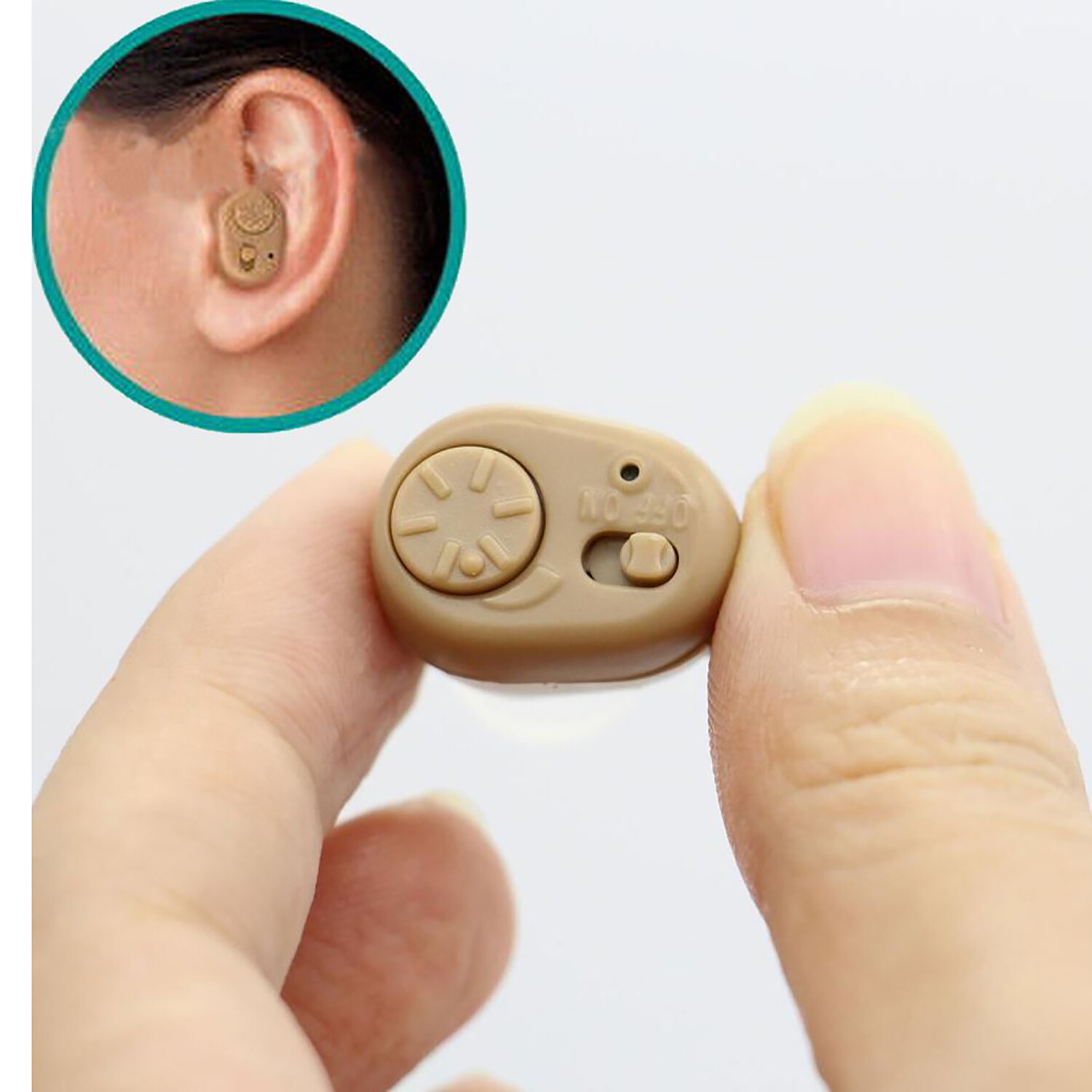 FCS KF-60 Instant fit ITC Listening Assistance Device Moderate loss User (2 Pc)