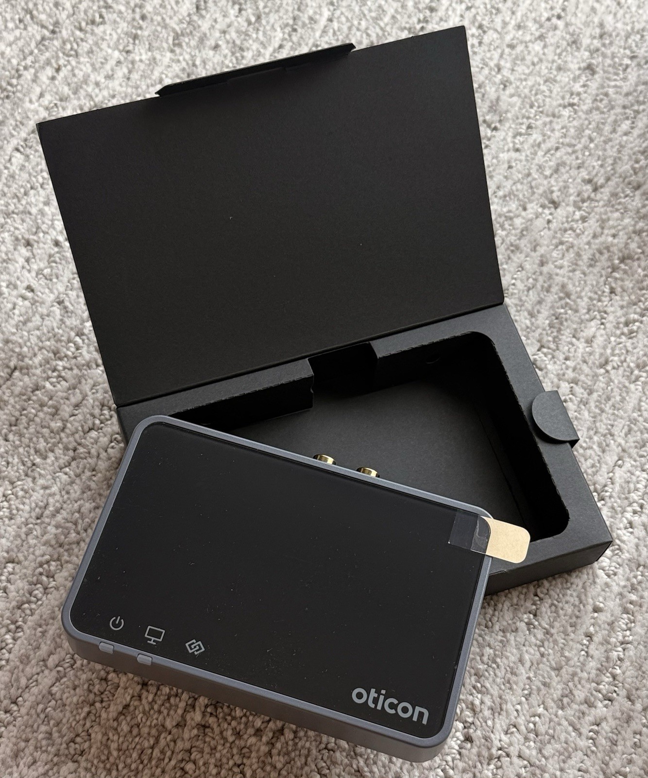 New Oticon TV Adapter 3.0 Wireless Audio Streamer for Oticon Hearing Aids