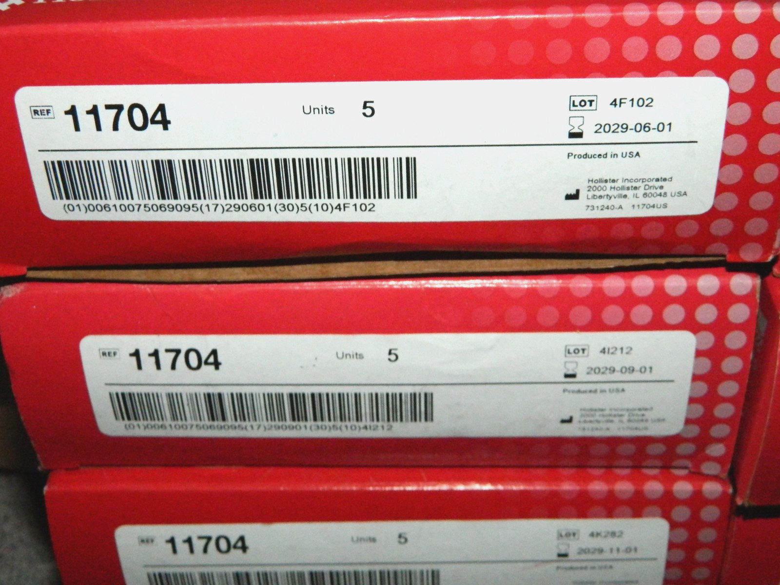 NEW – LOT 10 Boxes CeraPlus Hollister 11704 Exp 2028-2029: 5 per Box / 50 Total