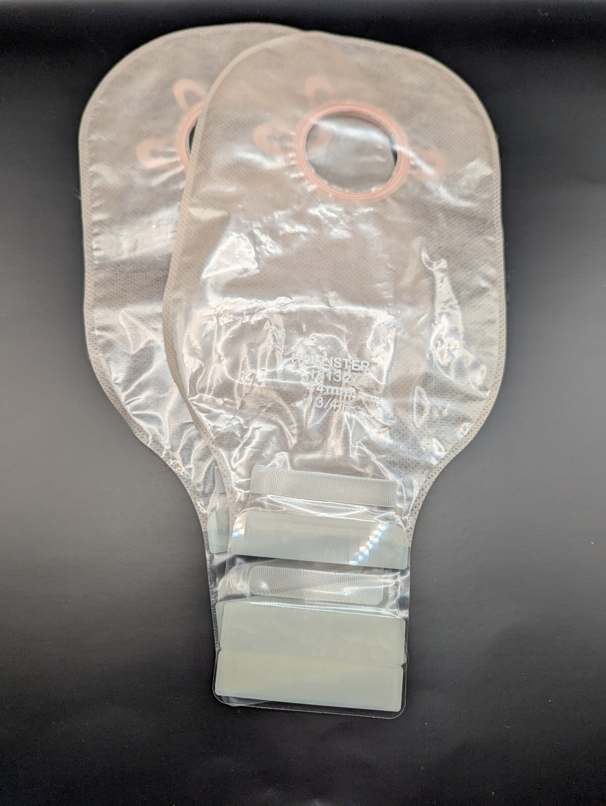 NEW Hollister 18132 Drainable 2pc System Ostomy Pouch 1.75″ 2 bags