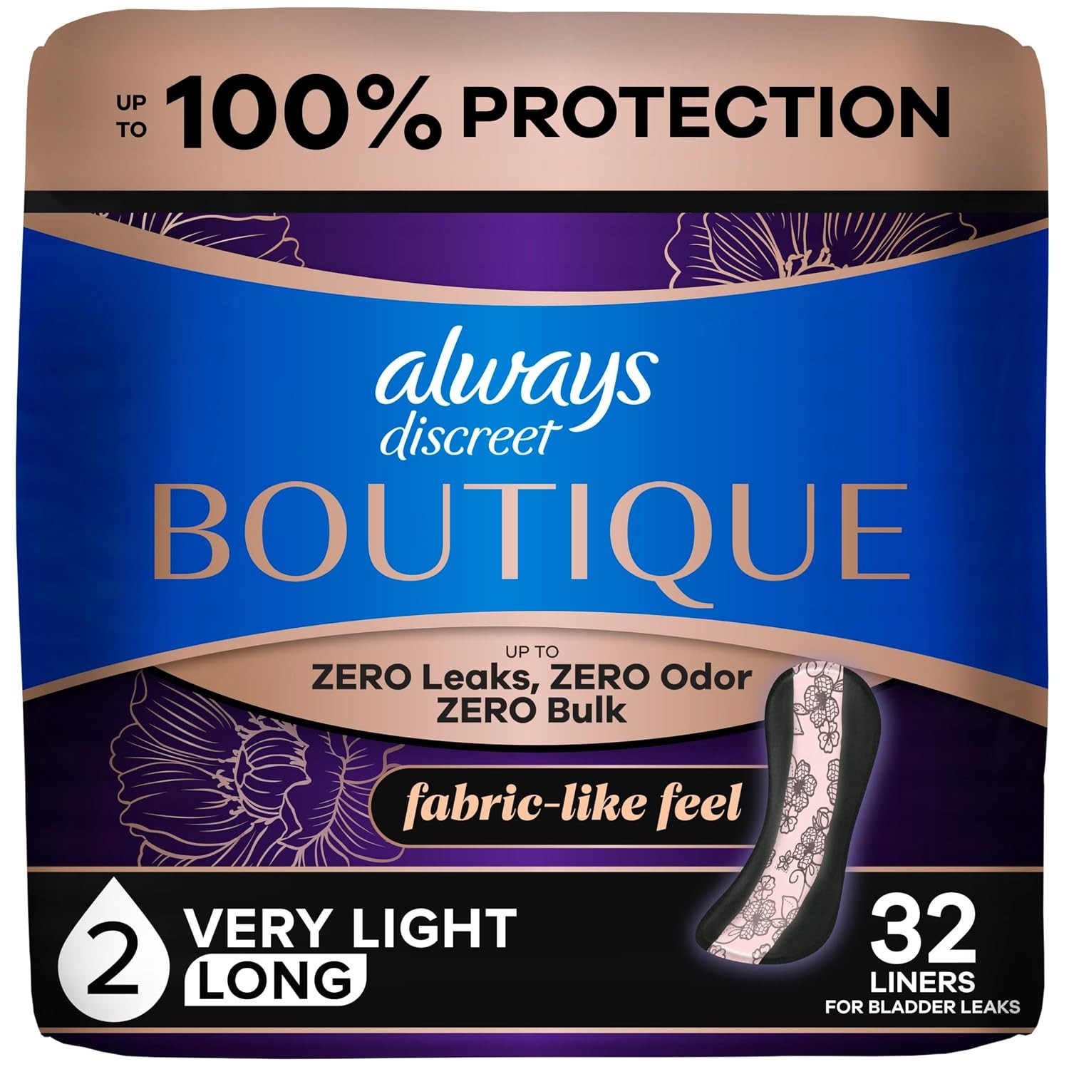 Women Adult Incontinence Bladder Leak Panty Liners Leakproof Protection