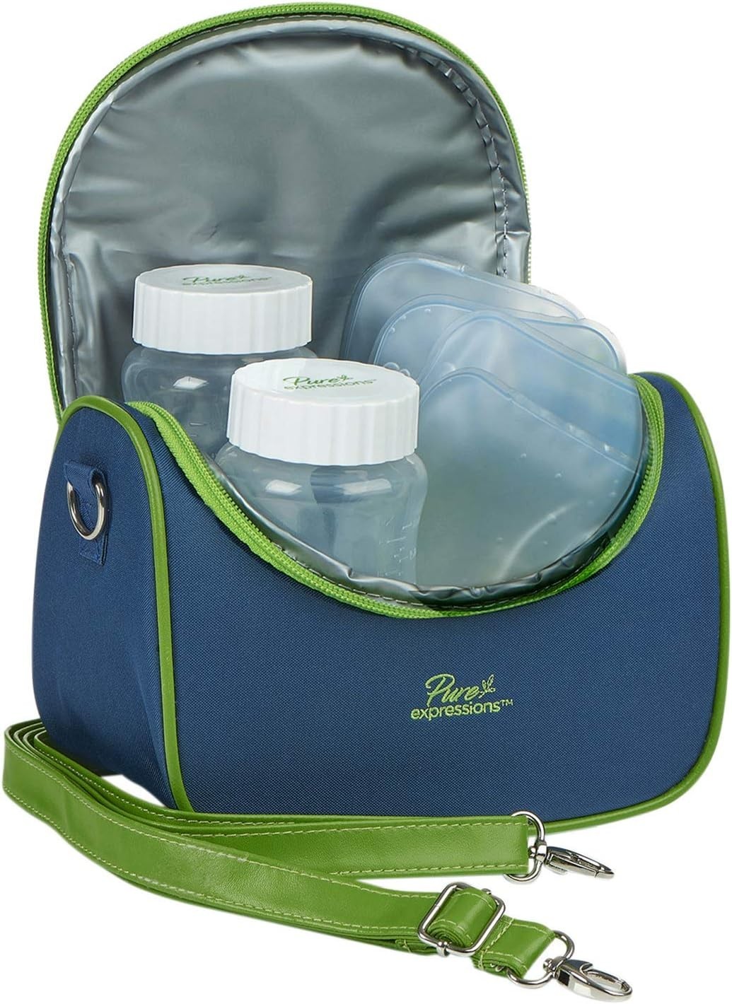 Drive Medical Pure Expressions Insulated Cooler Bag + 4 Ice Packs 2 Bottles NIB