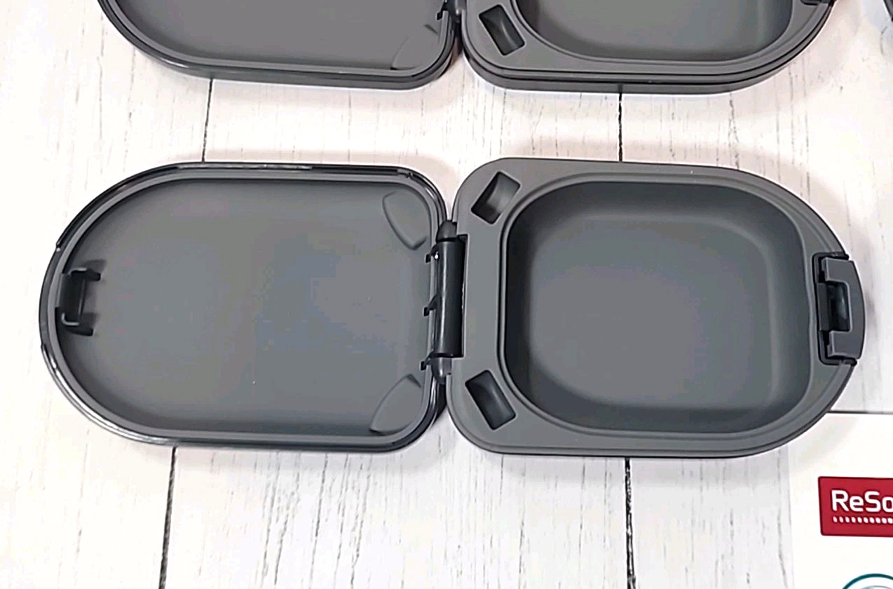 ReSound GN Hearing Aid Hard Shell Carrying Case Protective Travel Container Set4