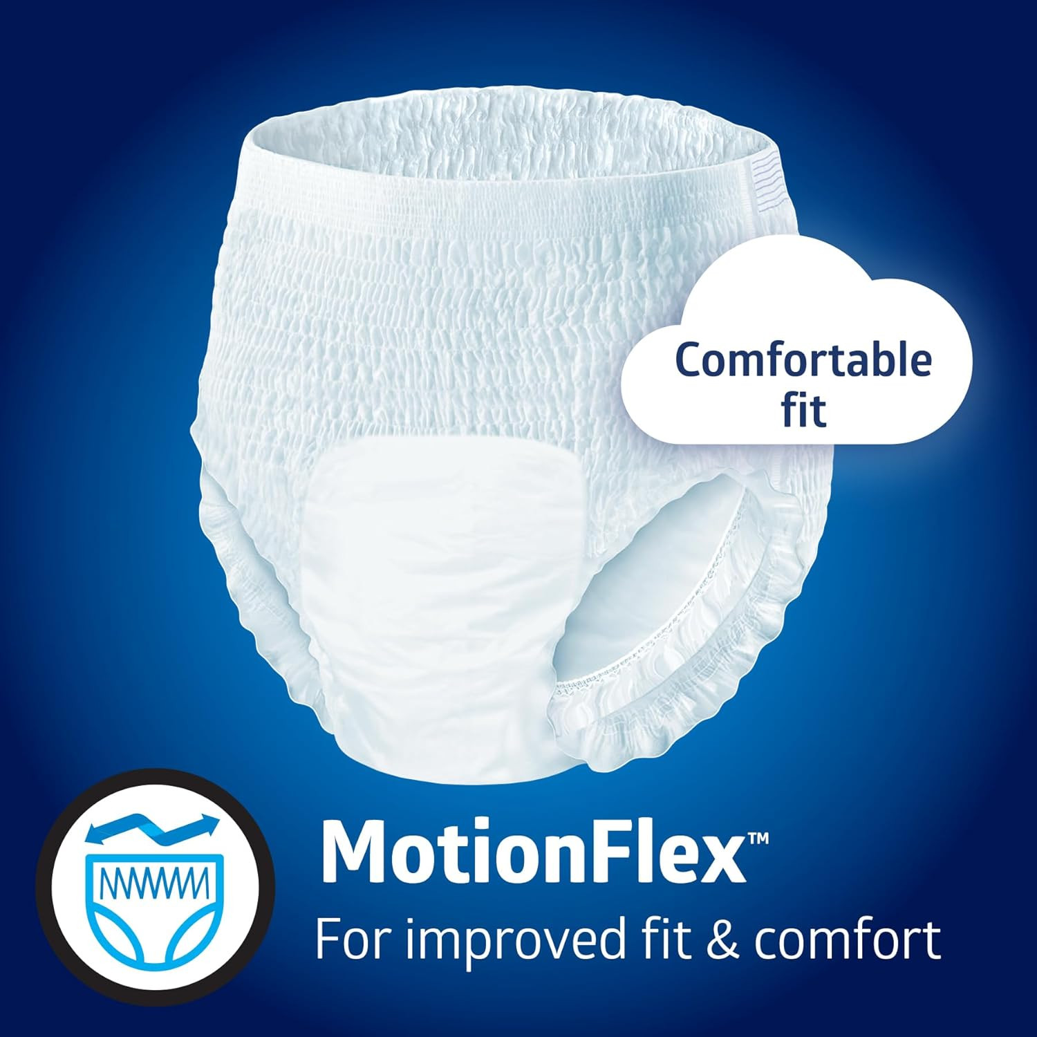 Overnight Unisex Underwear, Small/Medium (28-40 in Waist), 64 Count (4 Bags of 1
