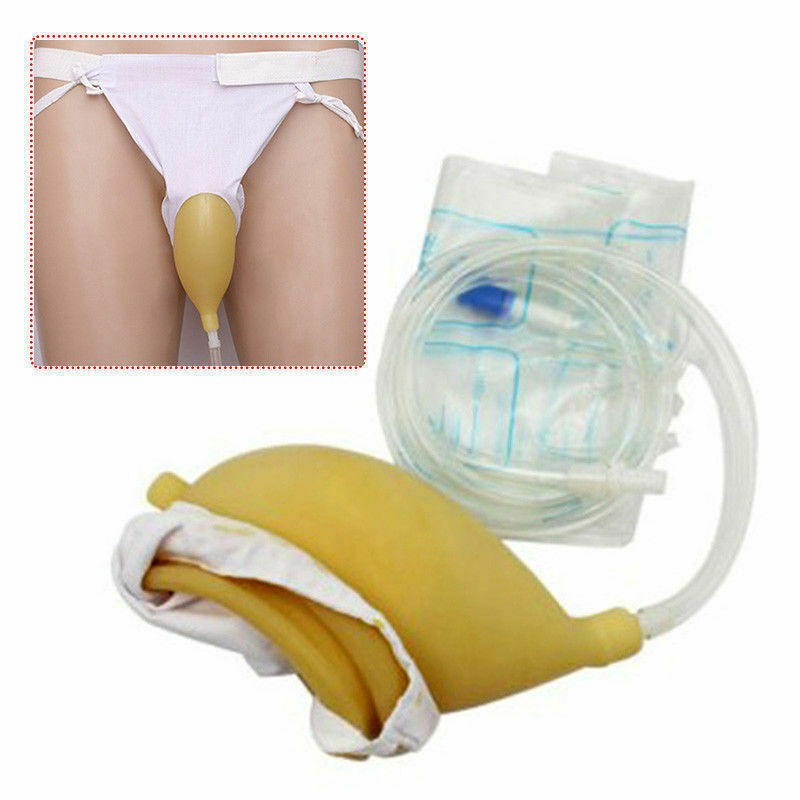 McGuire Style Male Urinal Pee Bag For Urinary Incontinence/Test Bladder Aid XT