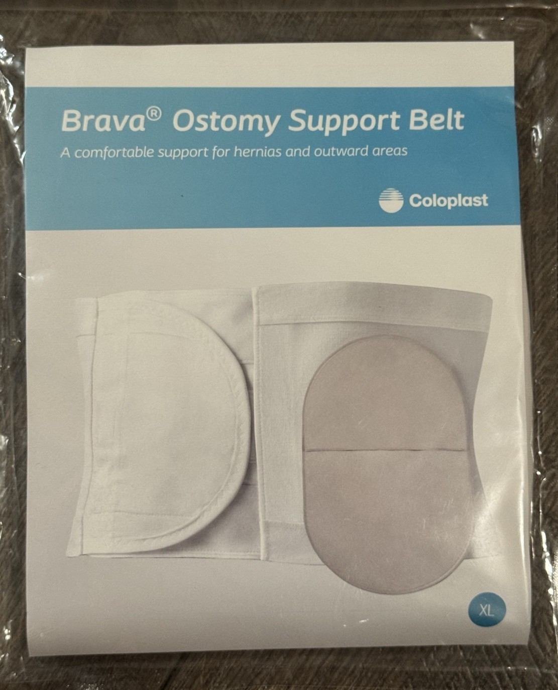 Coloplast Brava, X-Large (XL) 37 – 42 in, Ostomy Support Belt, Item # 1200601400