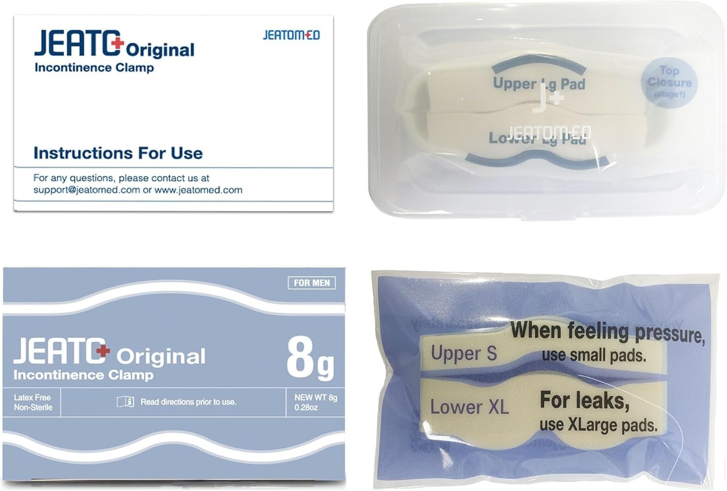 Incontinence Clamp – Light and Comfort Clamp for Male Incontinence – 0.28 oz,…