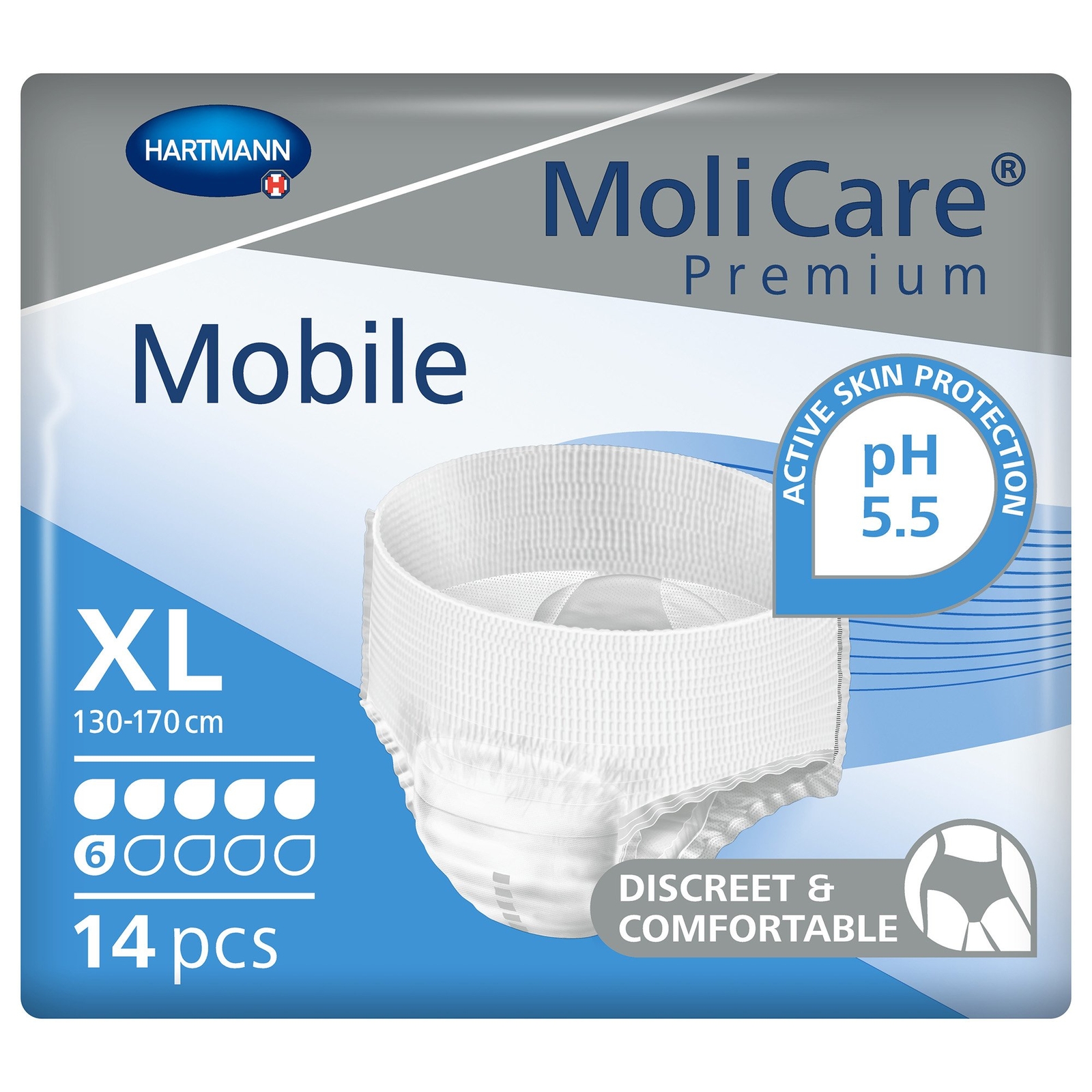 MoliCare Disposable Underwear X-Large Mobile 14 Ct