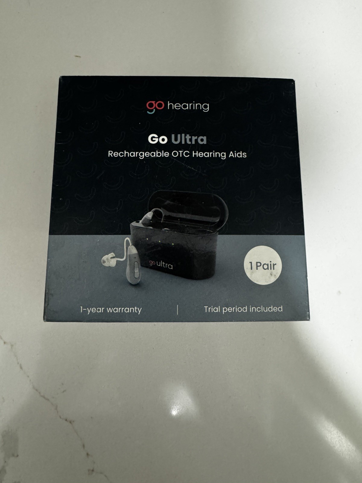 Go Hearing GO ULTRA Rechargeable Discreet OTC Bluetooth Hearing Aids