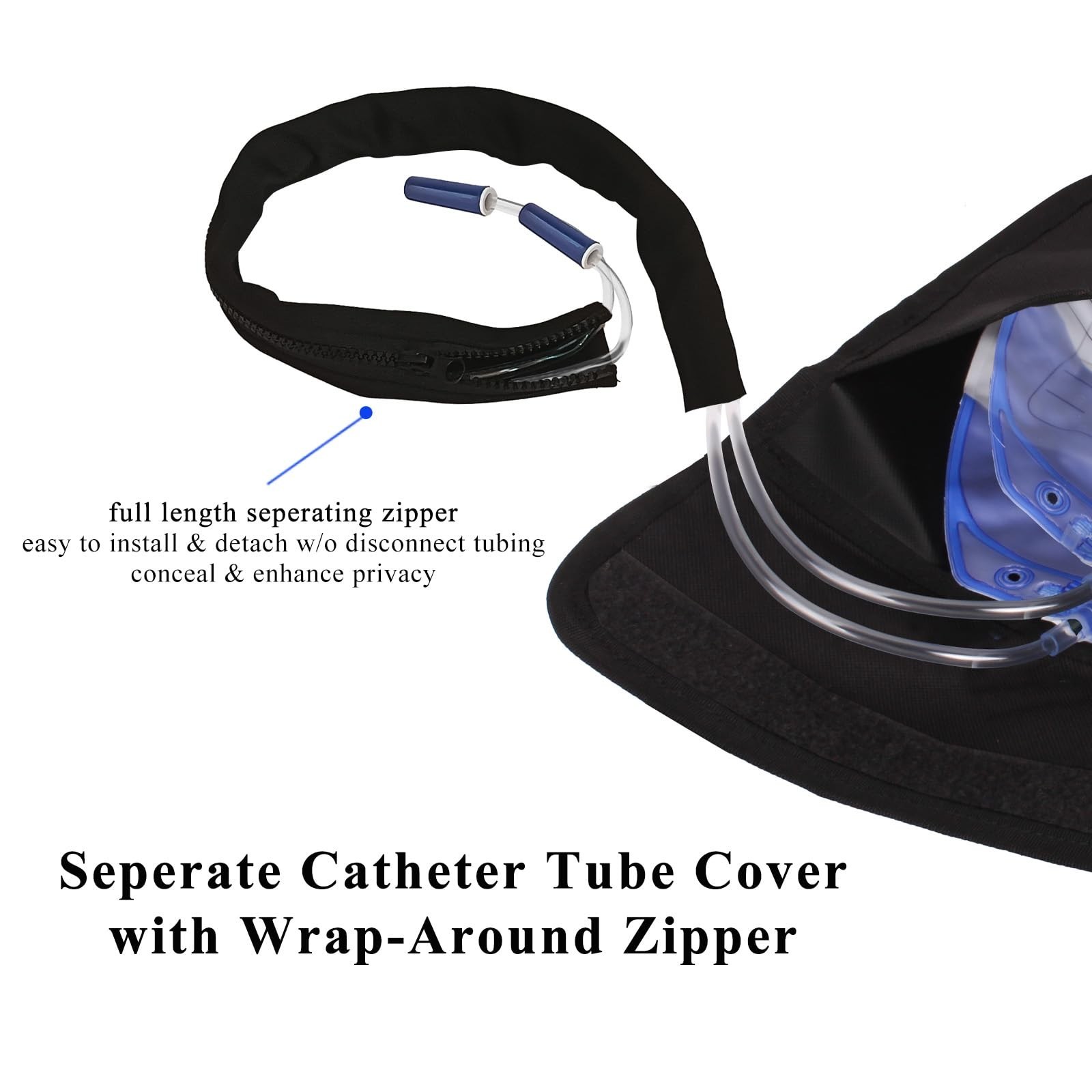 Catheter Tube Cover of Catheter Bag Covers Replacement Catheter Tube Cover wi…