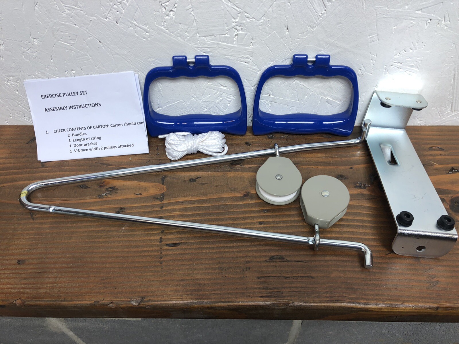 Rehab Pulley System Over The Door Exercise & Traction Equipment Arm/Shoulder