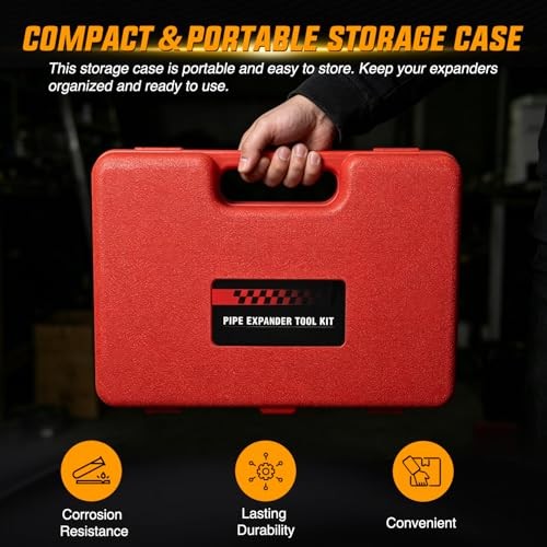 3PCS Exhaust Pipe Expander Tool Set 1-1/8” to 3-1/2” Heavy Duty Exhaust