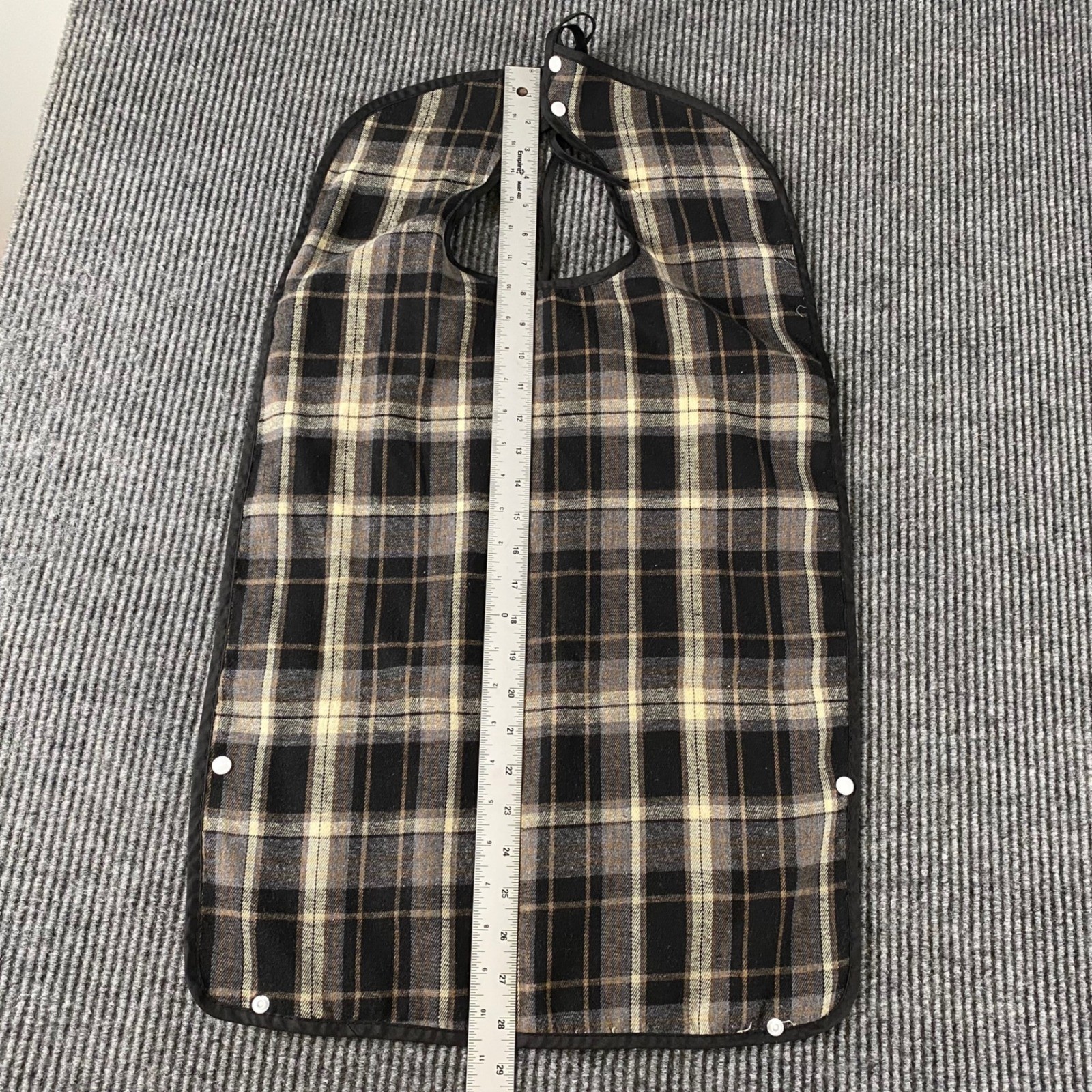 Oulisen 3 Pack Adult Bibs for Eating Waterproof Plaid with Crumb Catcher New 780