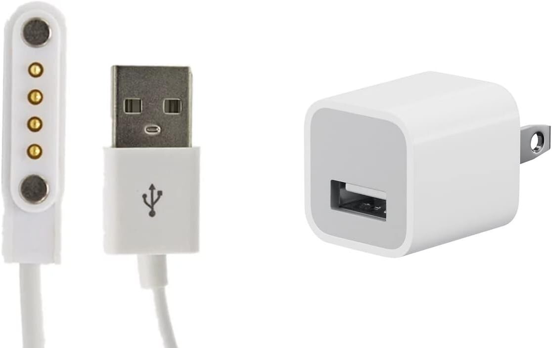 Magnetic Charging Cord and Wall Plug for SkyAngel911, Friends, Wrist