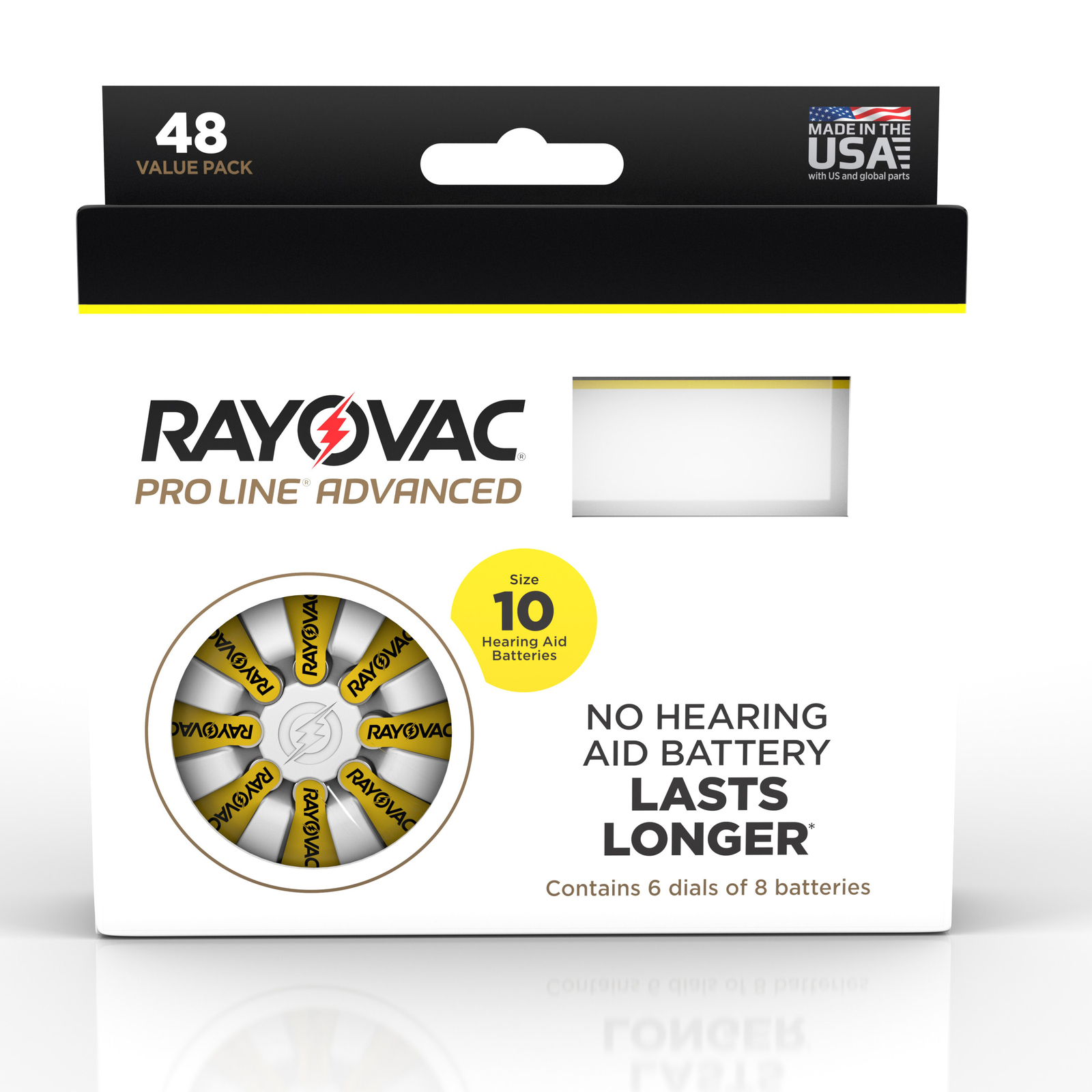 Rayovac Proline Advanced Hearing Aid Batteries Size 10. 48 Total. Exp 12/2025