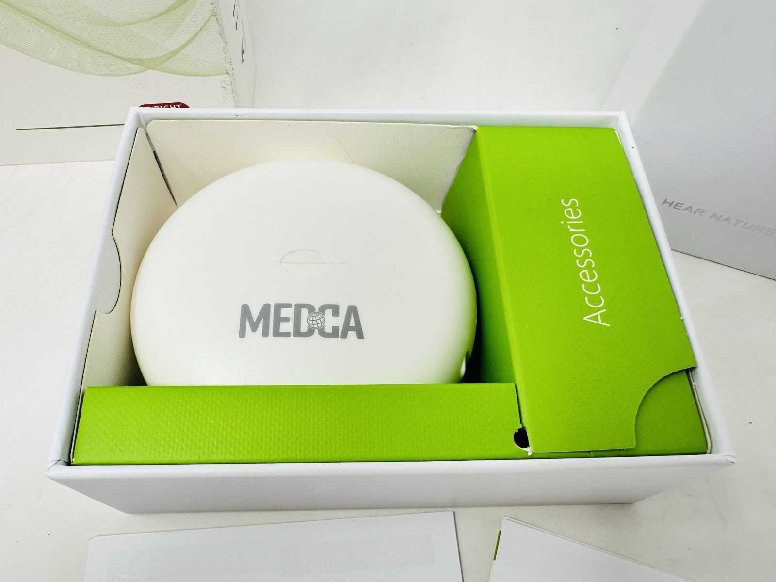 MEDCA Rechargeable Digital OTC Hearing Aid Sound Amplifier – Purple – NEW