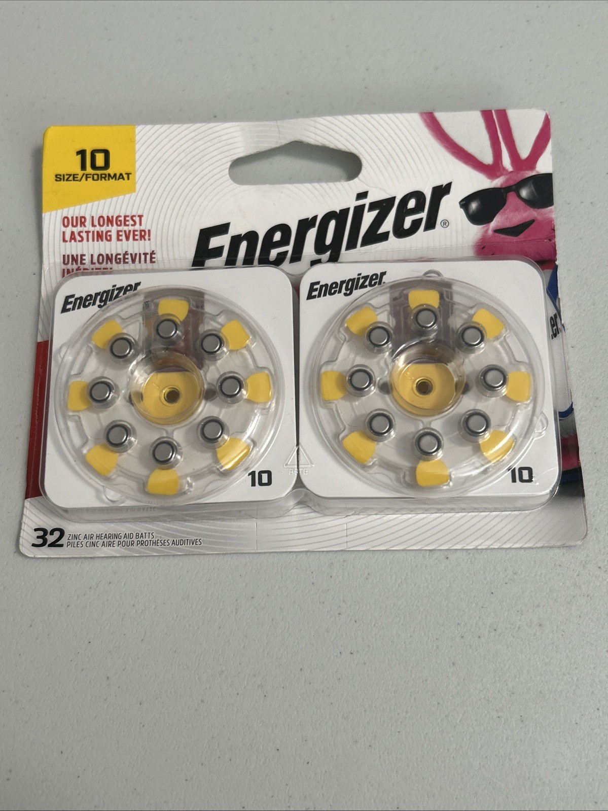 Hearing Aid Batteries Size 10, 32 Count Energizer