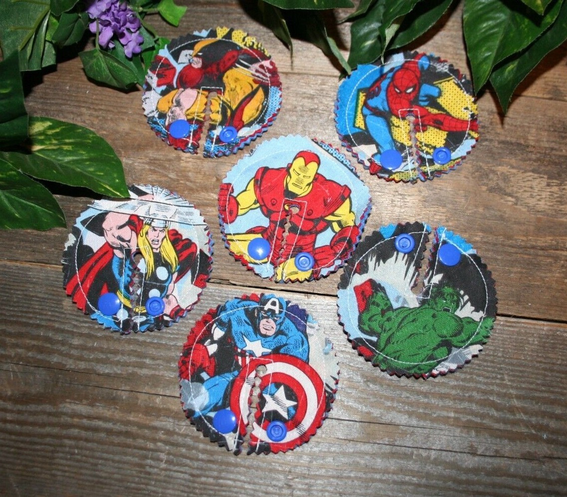 3.25 Inch Pads G-tube pads, Modern marvels set of 5