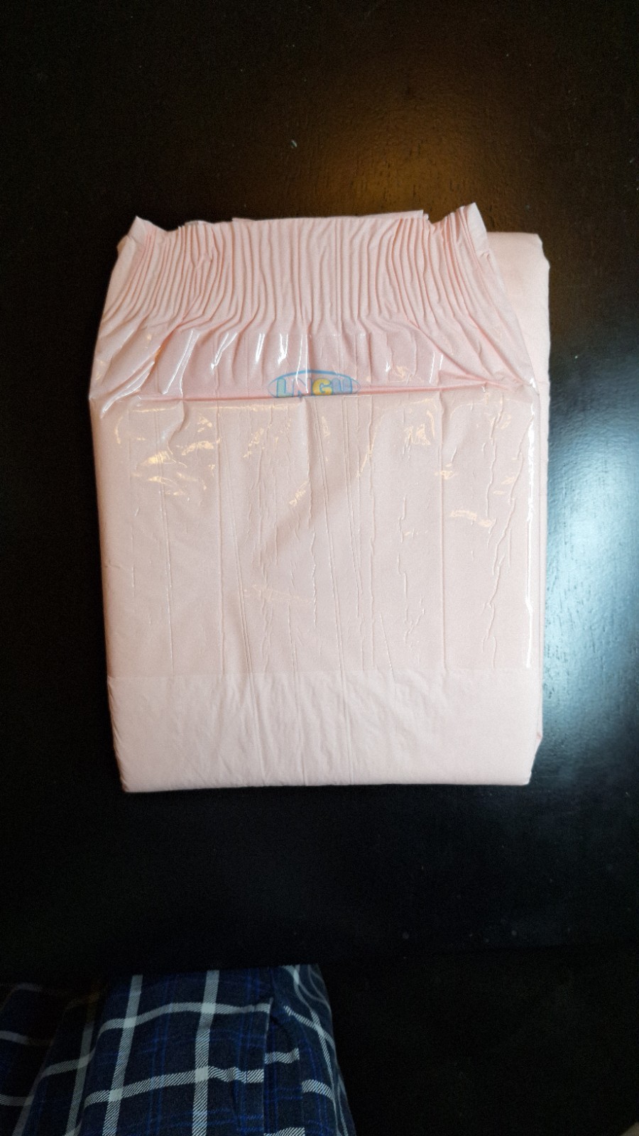 New LNGU Pastel Colors Lot of 5 Size XL ABDL Adult Diaper Plastic Backed