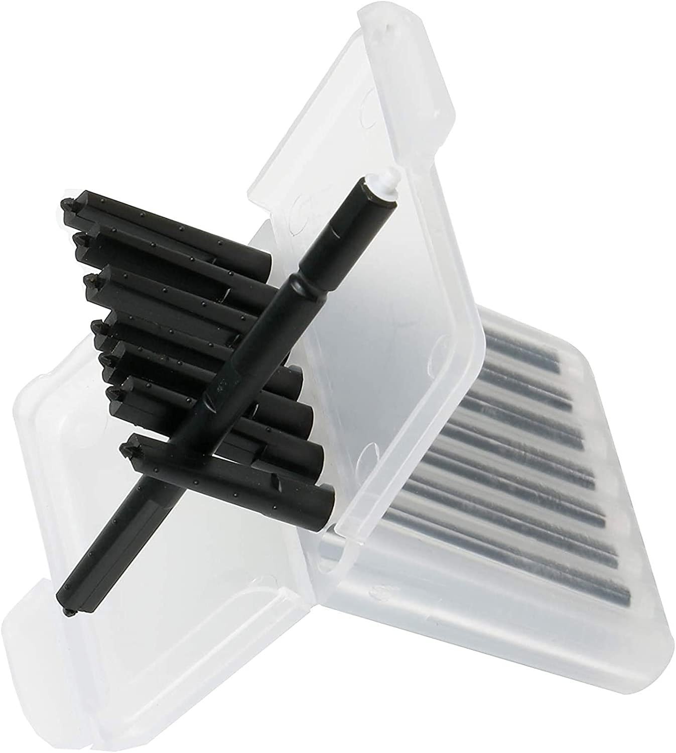 Hearing Aid Wax Guard Filters 32 Pack In Ear Rubber Black Button Control