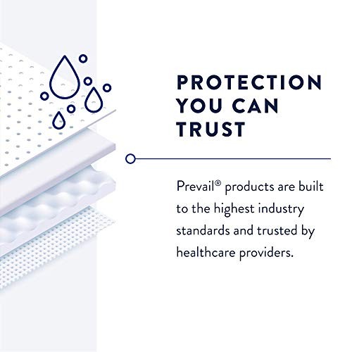 Prevail Belted Shields Unisex, Extra Absorbency, 120 Count