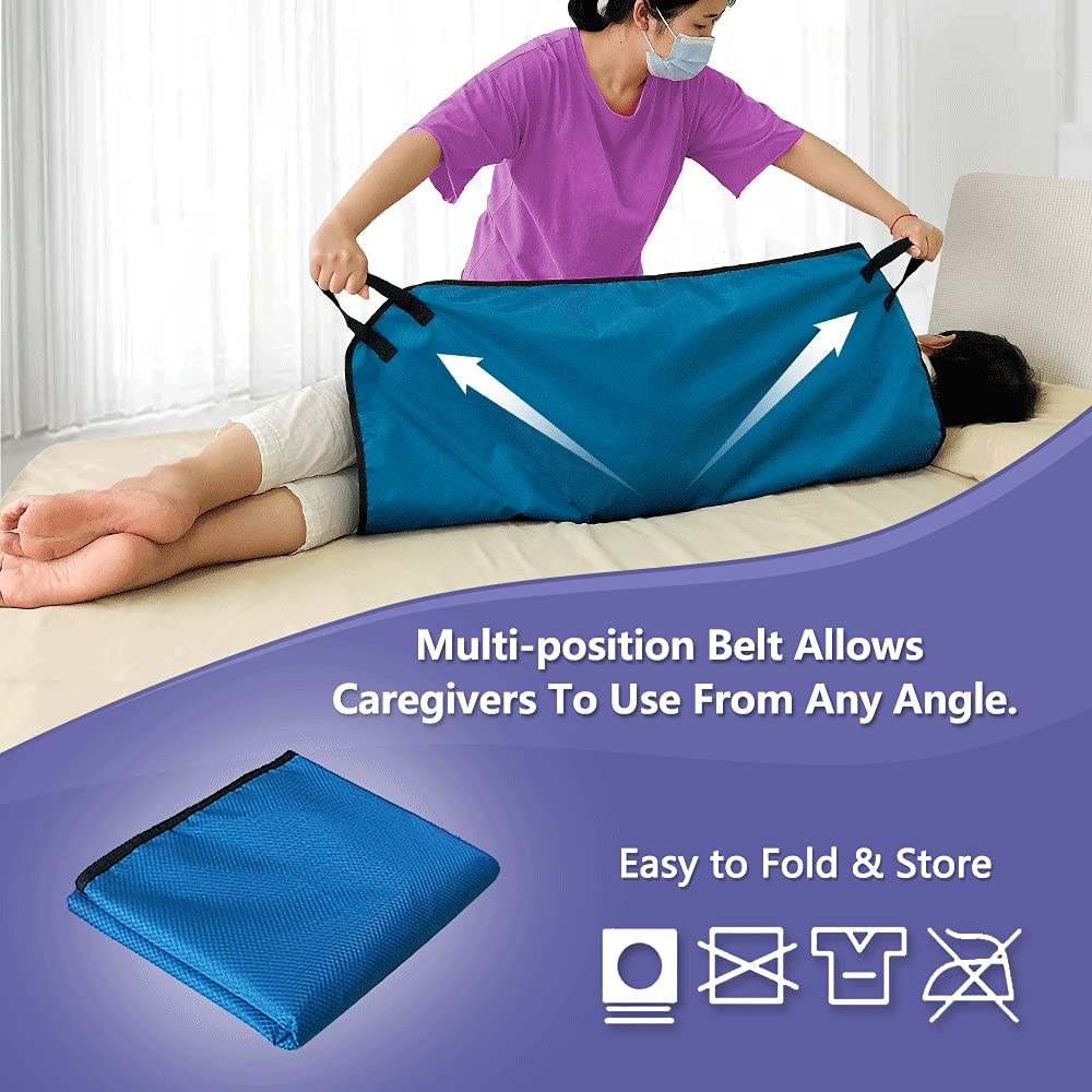 NEPPT Positioning Pad Draw Sheet 39×36 Inch (Pack of 1), Blue-39″ X 46″