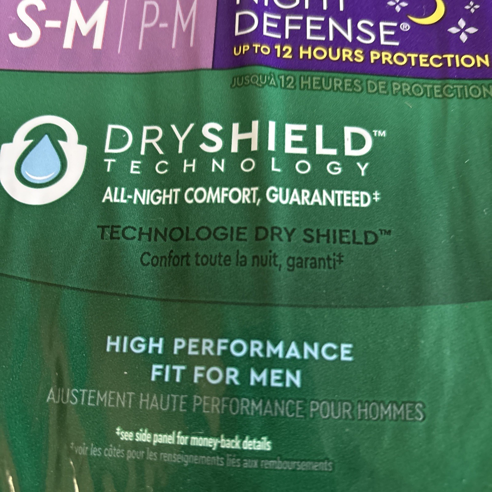 Depend Night Defense Adult Incontinence Underwear for Men, Overnight, S/M, 16Ct