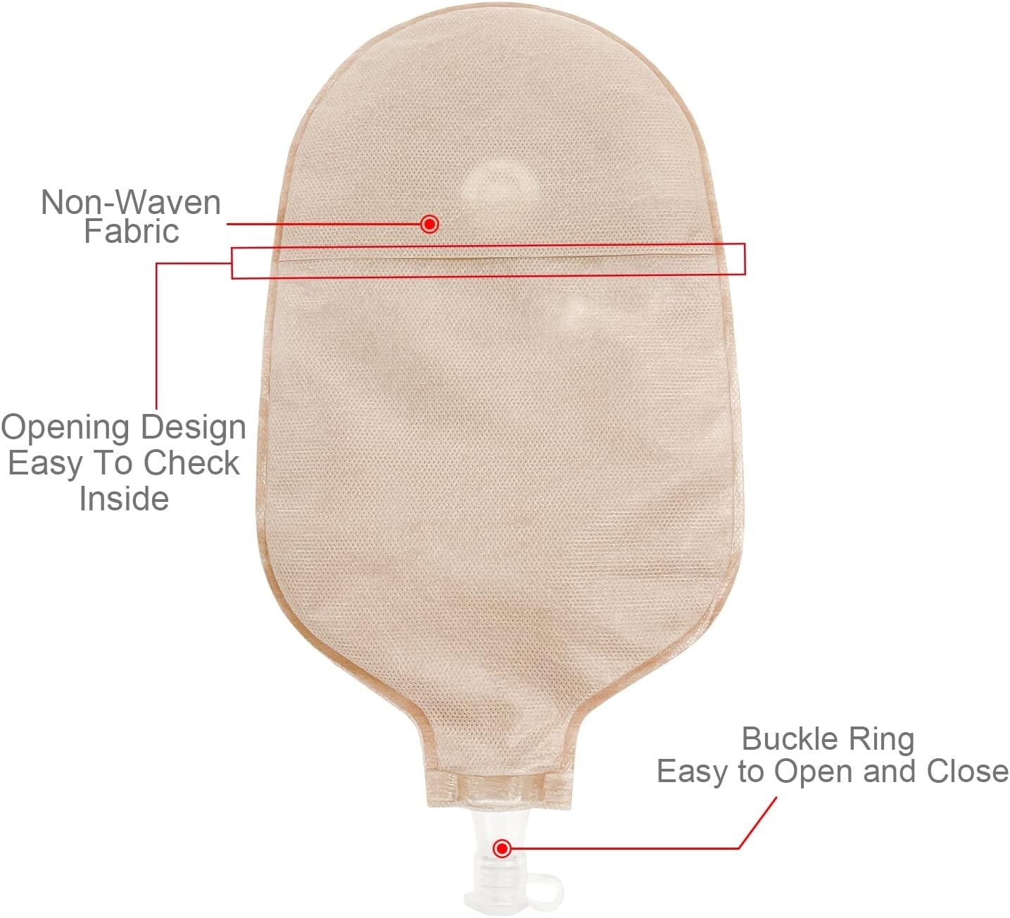 15PCS Urostomy Bag Drainable Pouches – Custom Fit for Comfortable Stoma Care