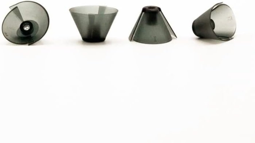 GN Resound Sure Fit Tulip Domes Pack of 5 Dark Gray BTE Hearing Aid Tips