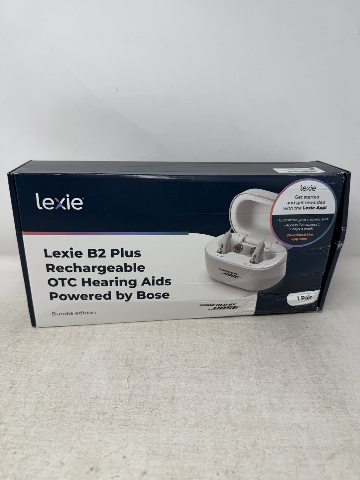 Lexie B2 Plus Self-Fitting OTC Hearing Aids powered by Bose w/Care Kit