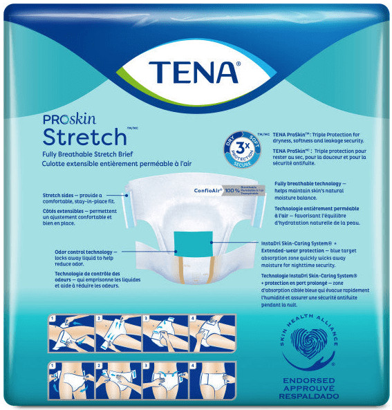 TENA ProSkin Ultra Incontinence Adult Diapers Briefs Heavy Absorbency M/R/L/XL ✅