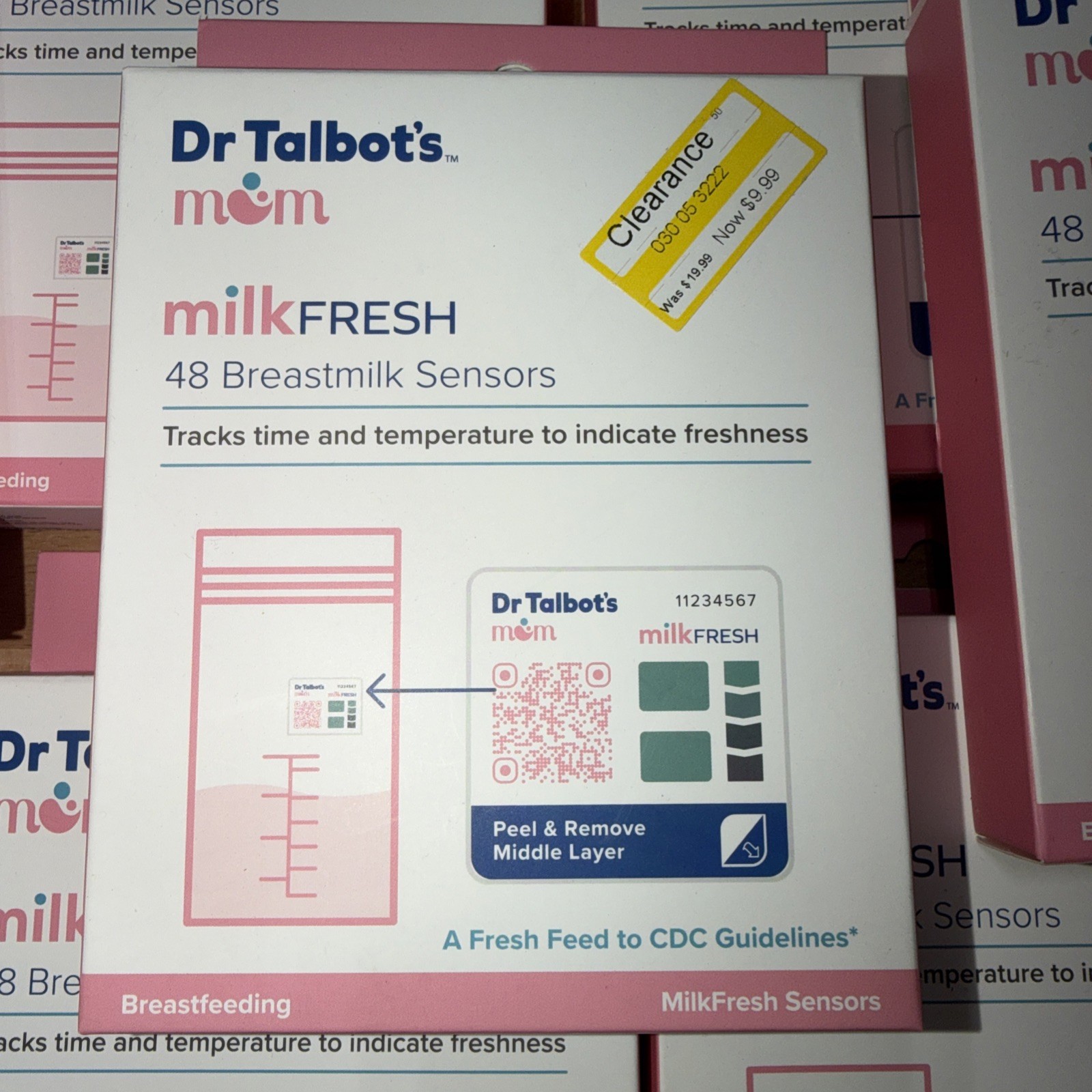 Dr Talbot’s Mom MilkFresh Breastmilk Freshness Sensors 16 boxes (48 Count) NEW