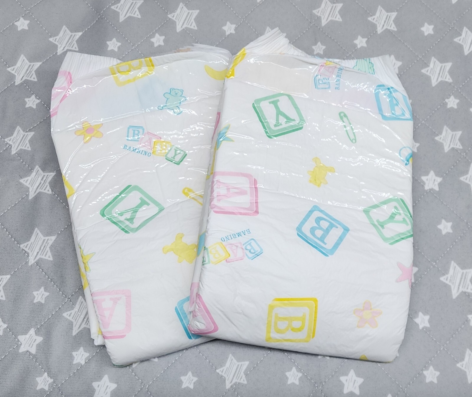 Pack of 2 Bambino Classico V2 ABDL Diaper Size Large 38″-50″