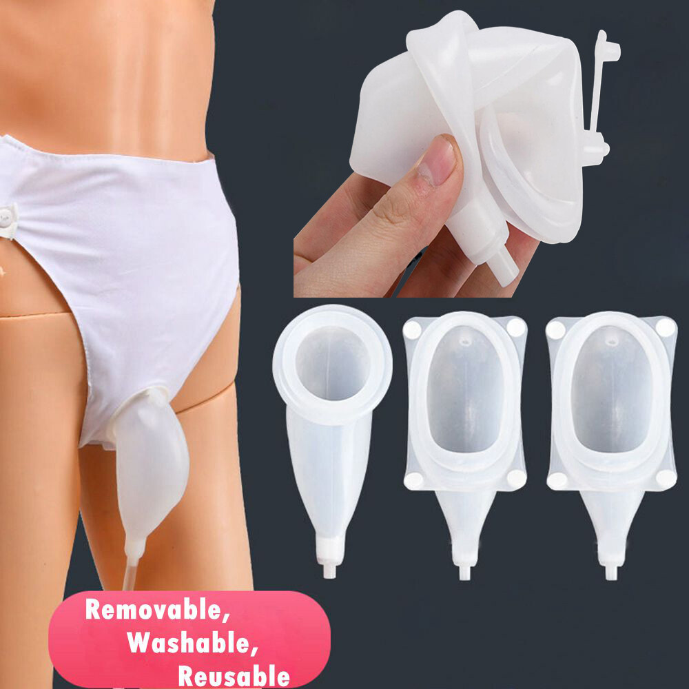 Urine Bag Collector Portable Wearable Collection Urinal Bag Elastic Waistband