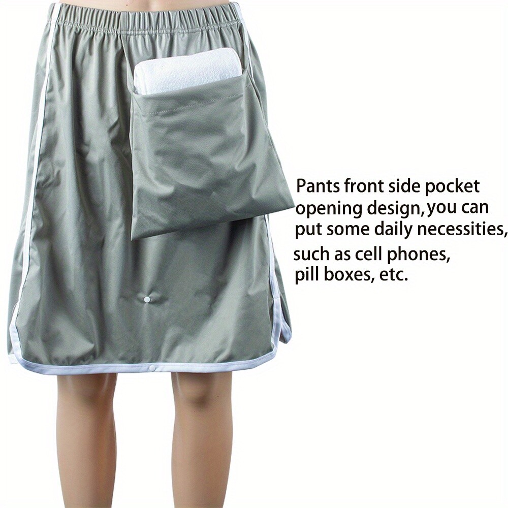 1PC Reusable Washable Adult Diaper Skirt Easy On/Off Unisex Incontinence Care