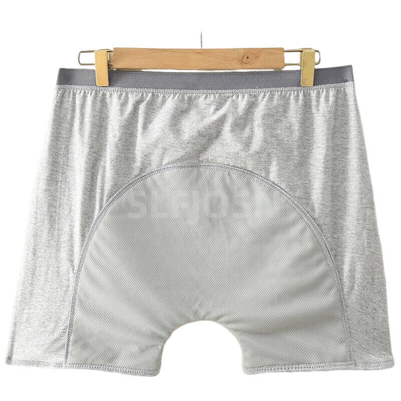 2PC Men Leak-Proof Underwears Underpants Leakage Prevention for Elderly Patients