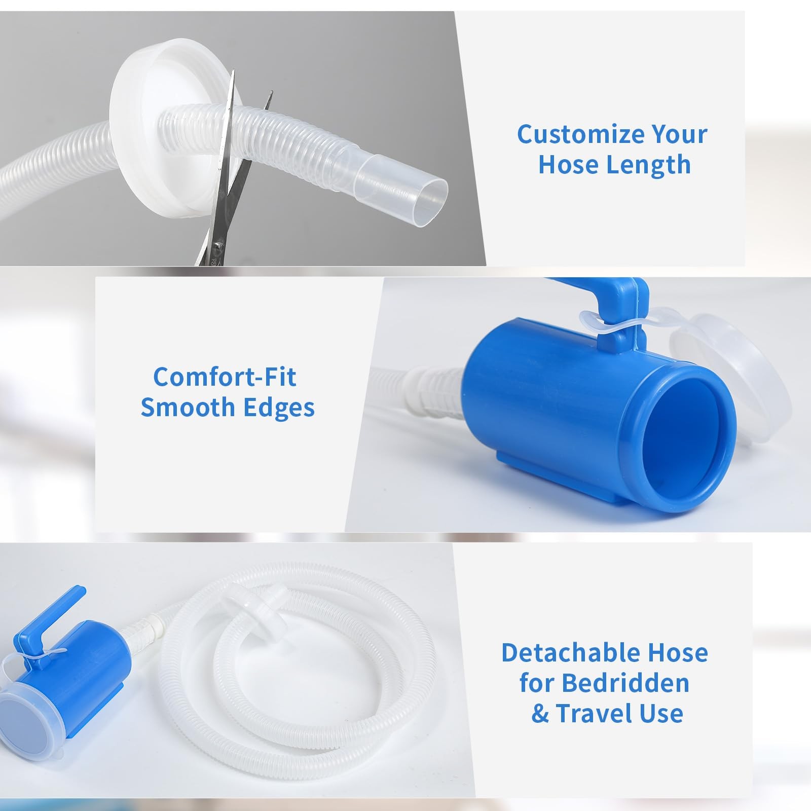 ONEDONE Urinals for Men – Portable Urinal 1 Count (Pack of 1), Blue