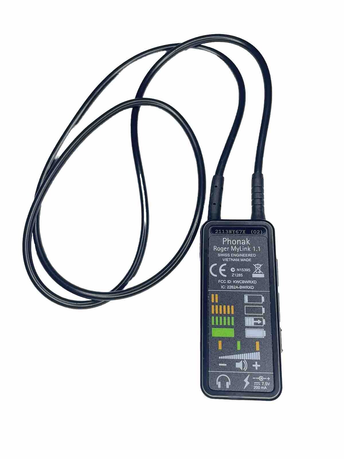 Phonak Roger MyLink Wireless Receiver 052-32198-D02M3 New