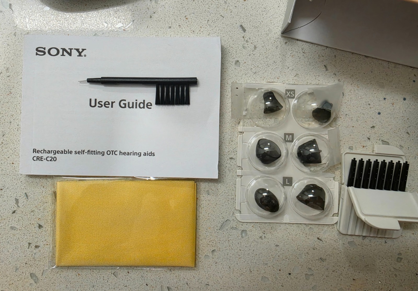 Sony CRE-C20 Self-Fitting OTC Hearing Aids for Mild to Moderate Hearing Loss
