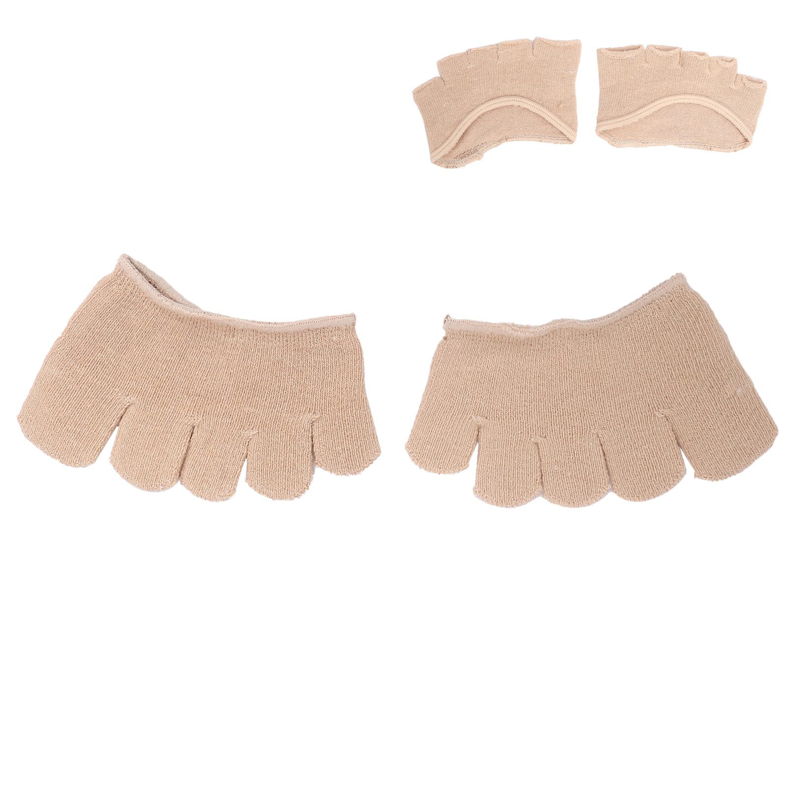 Toe Separating Heelless Socks Breathable Relief Foot Pain foefoot Pads