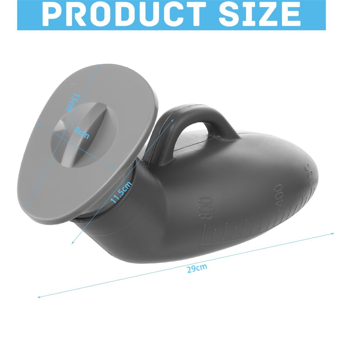 Urinal Bottle Urinals for Men 800ML Plastic Pee Bottle Portable Male Urinals …