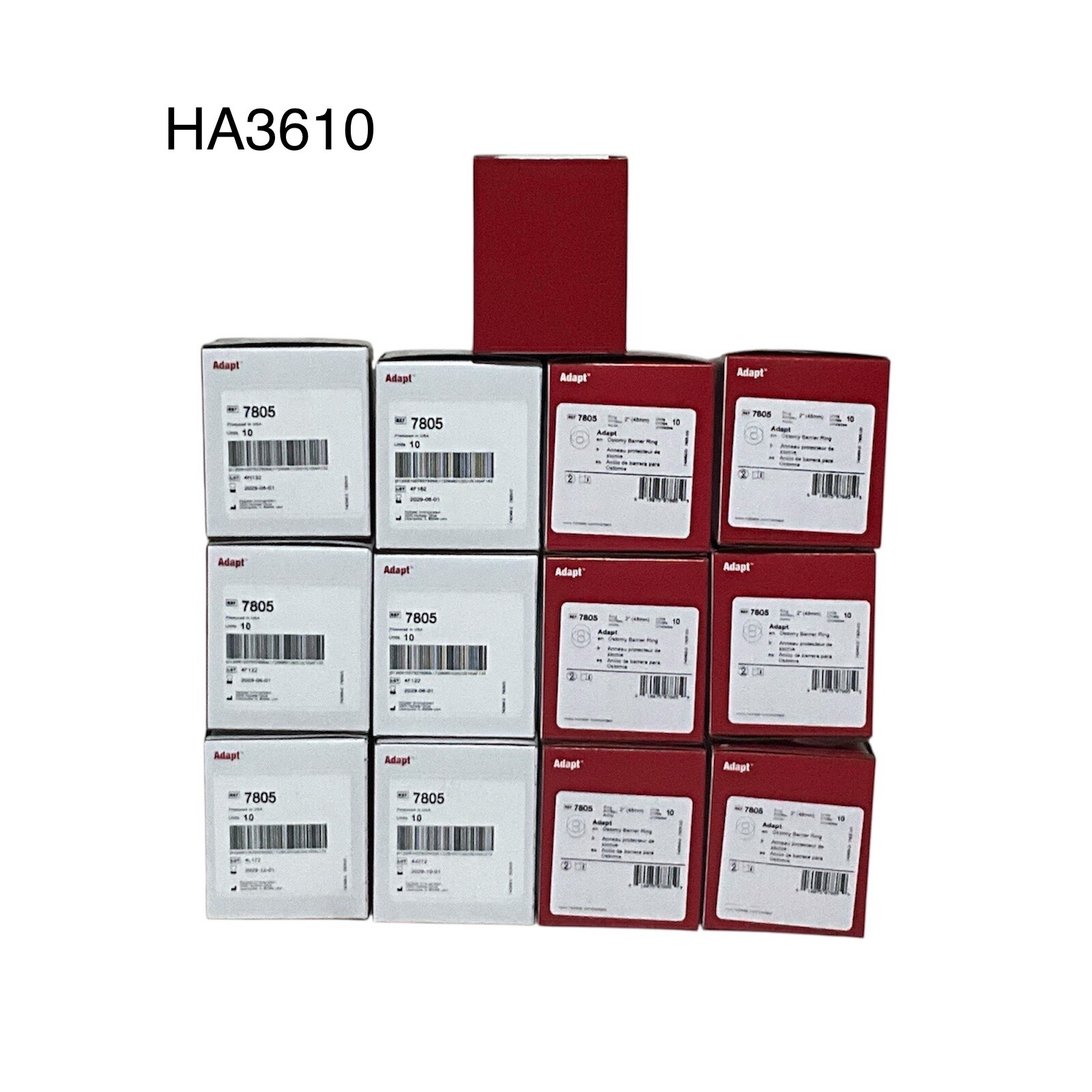 Hollister Adapt Ostomy Barrier Ring 7805 (Box of 10) NIB
