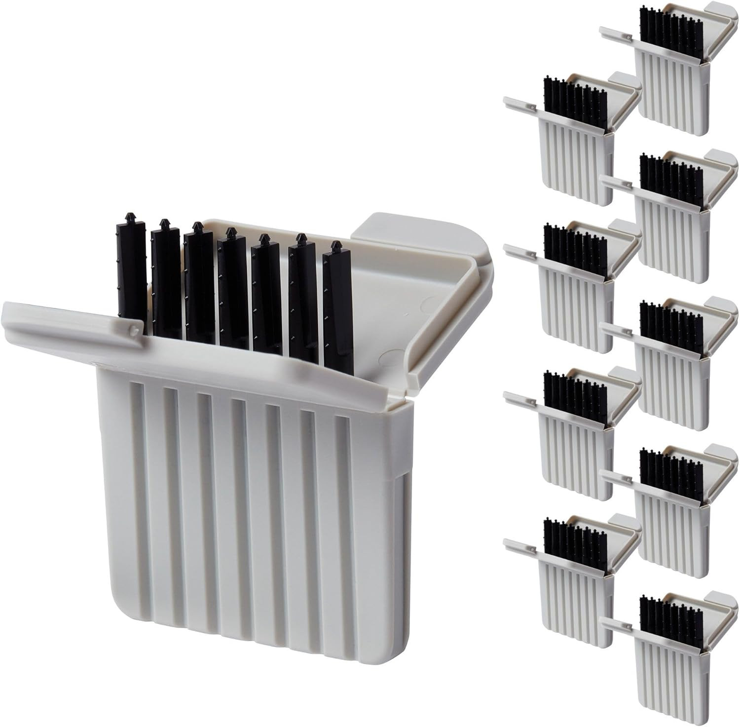 GENUINE ORIGINAL GREY PACK (10 Packs) Wax Traps (80 Units) Widex,Unitron,