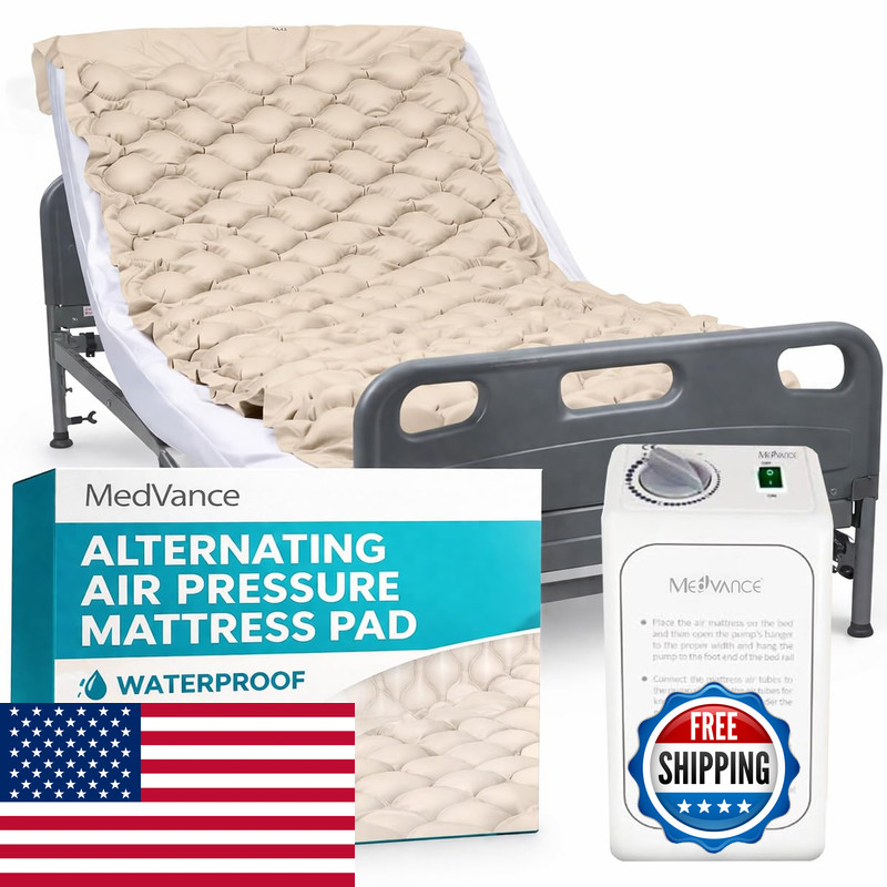 Medvance Premium Alternating Air Pressure Mattress Pad Ultra Quiet Alternating