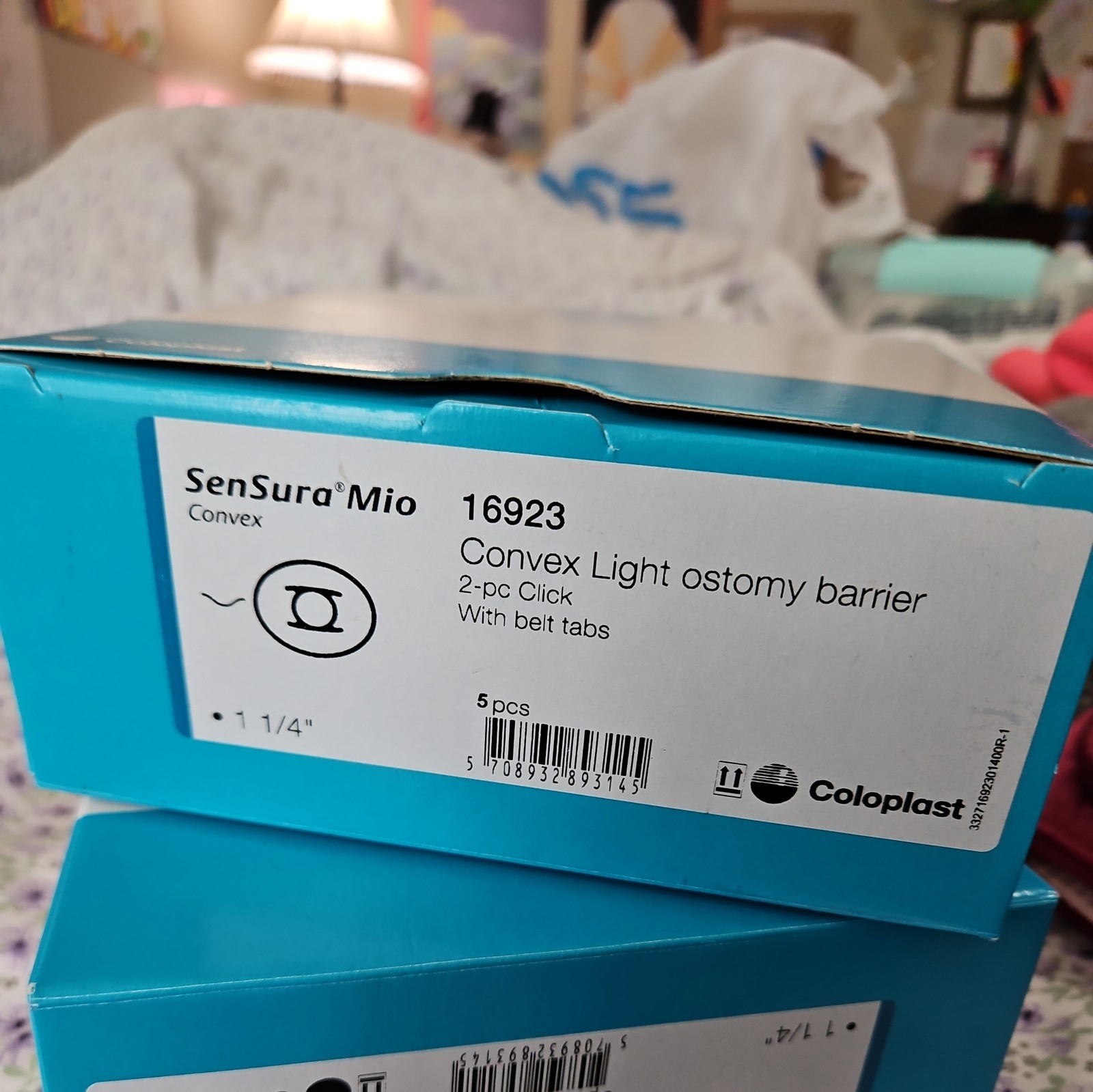 Coloplast SenSura Mio 16923 Convex Light Ostomy Barriers 1 1/4″