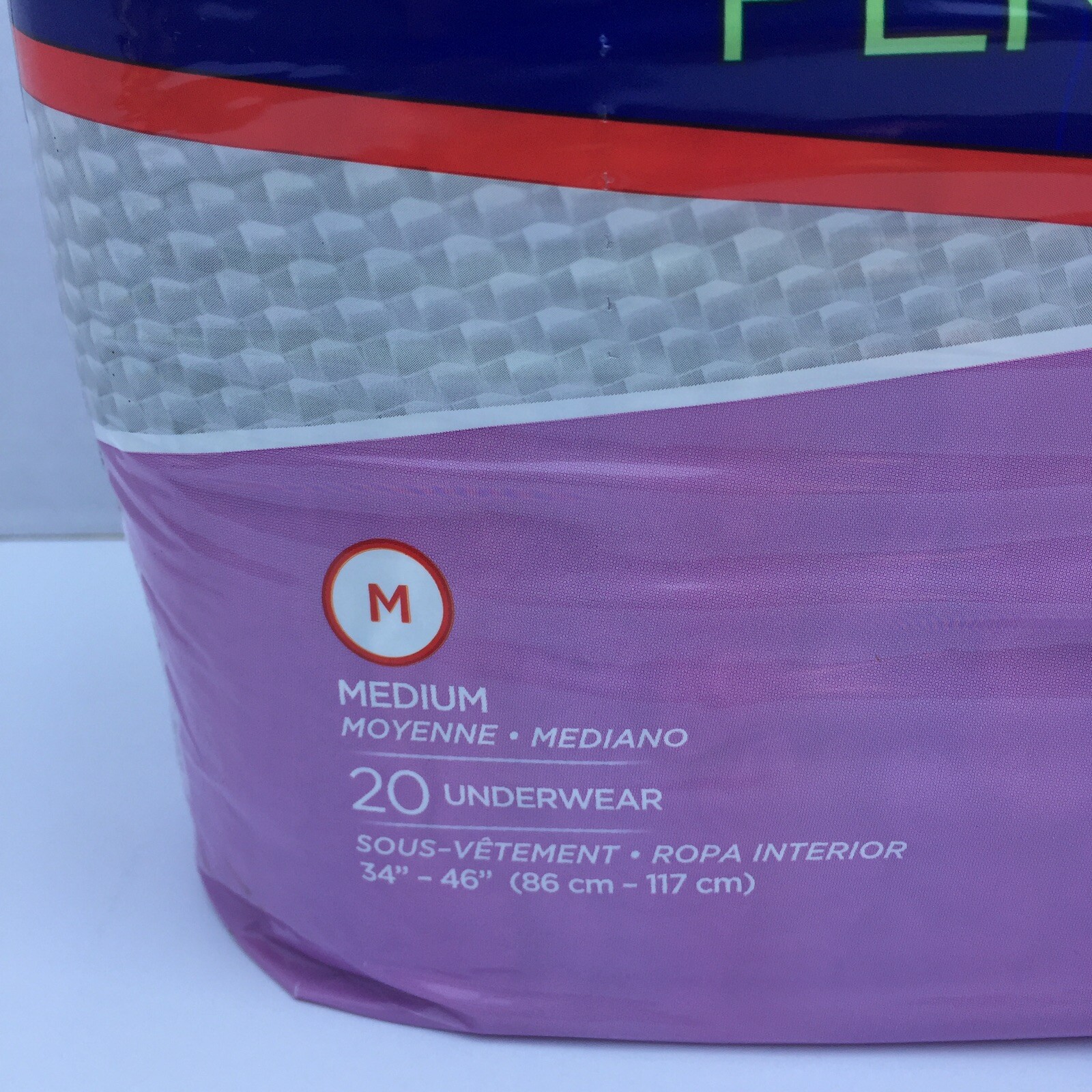 Prevail Per-Fit Women Protective Underwear Medium 34”-46” MOD ABSORB-20/Bag