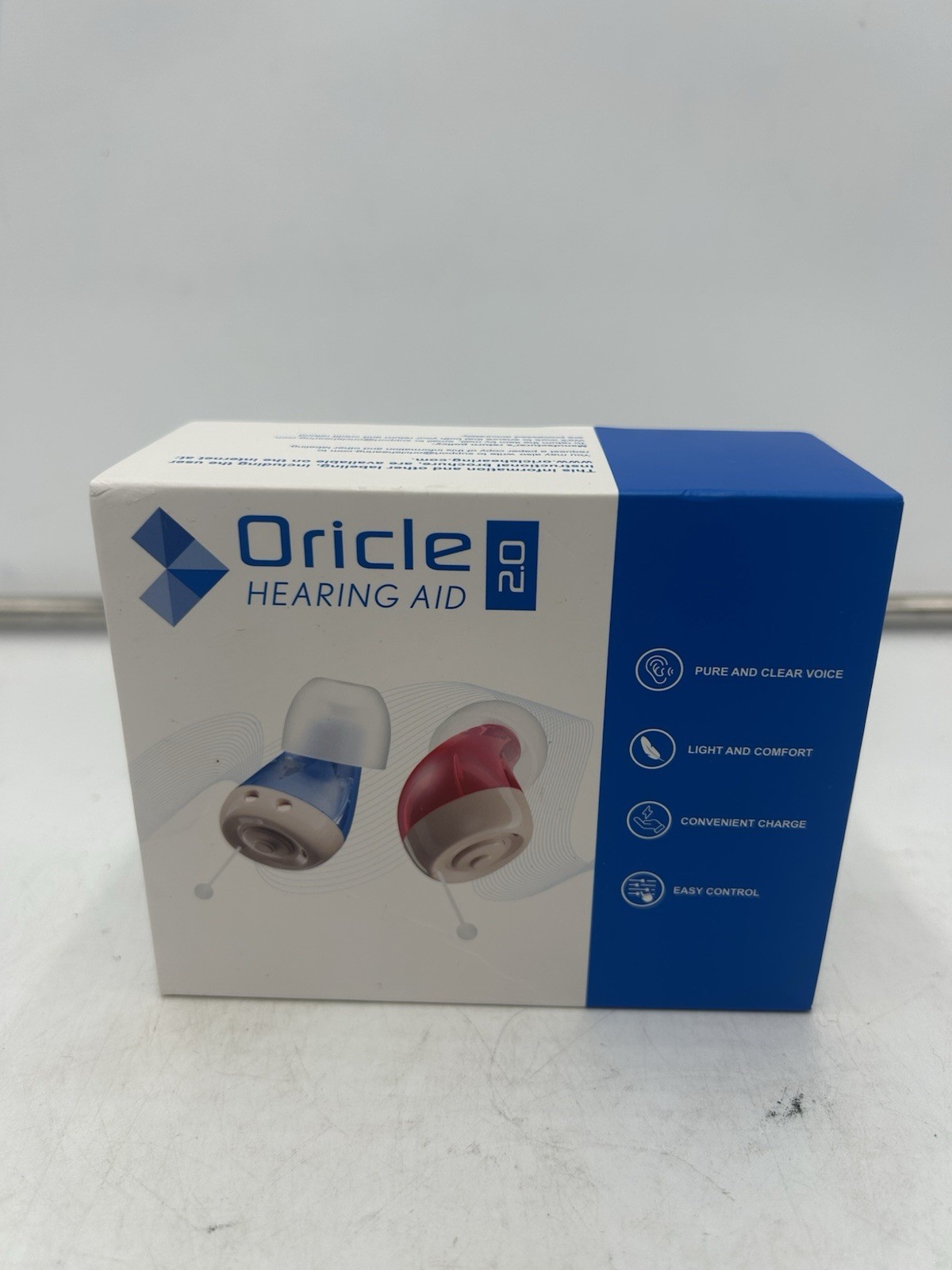 Oricle Hearing Aid 2.0 Standard Adults Mild-Moderate Loss Aids New Open Box