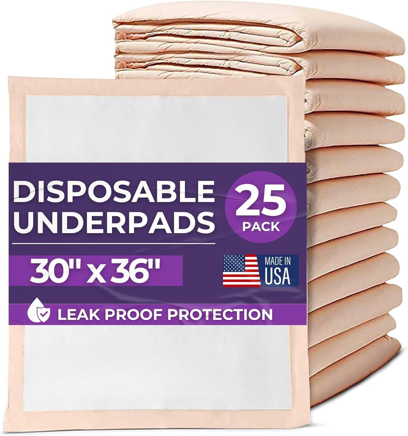 Disposable Bed Pads 30x36inch Ultra Absorbent Incontinence Adult Care Leak Proof