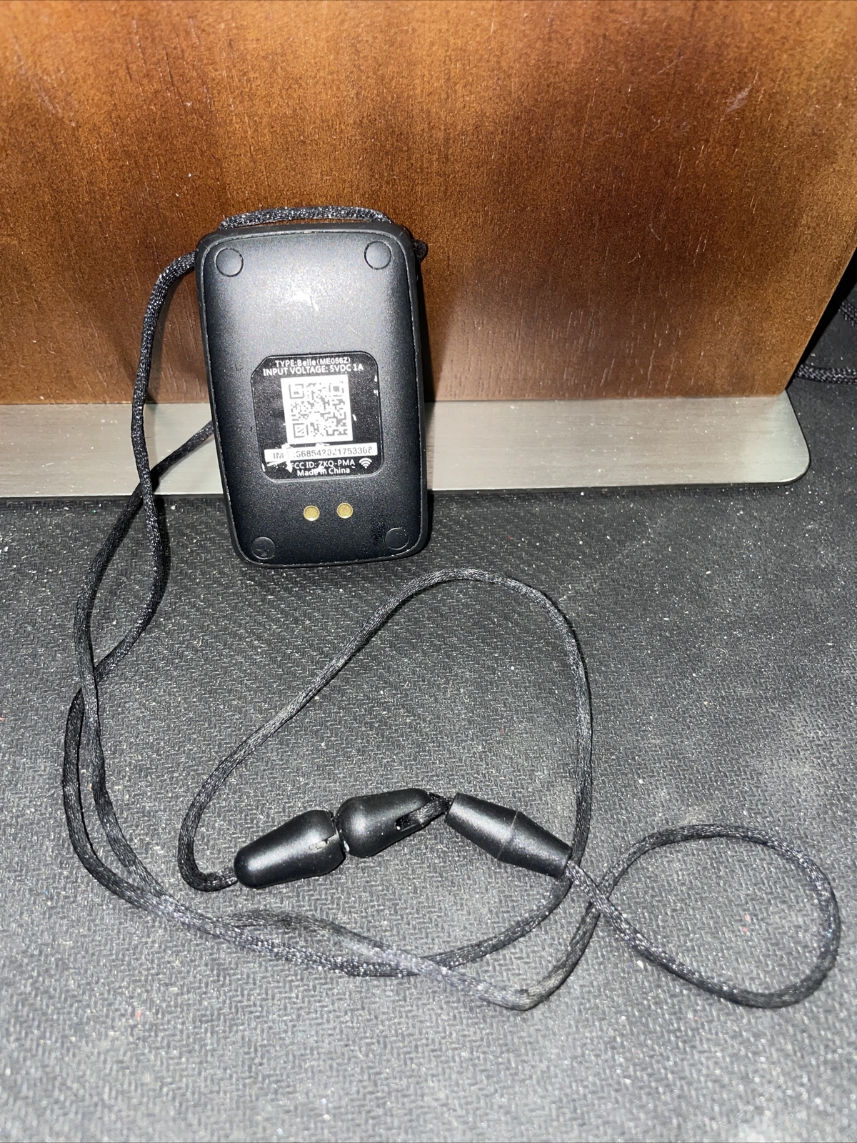 Belle ME056Z Black Mobile Medical Alert Device 24/7 Emergency Monitoring System