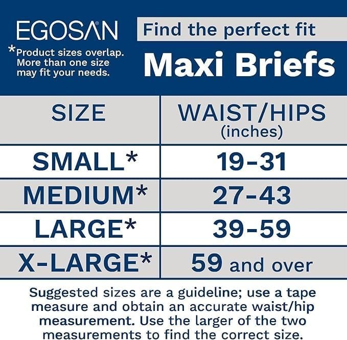 Unisex Adult Diapers with Maximum Absorbency, Adjustable Tabs – XL Sample Pack